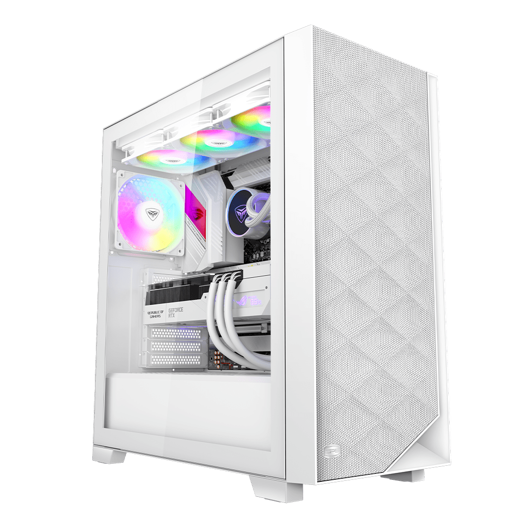 Корпус PCCooler C3D510 WH ARGB EATX/ATX/mATX/ITX USB3.0, 2xUSB2.0 White
