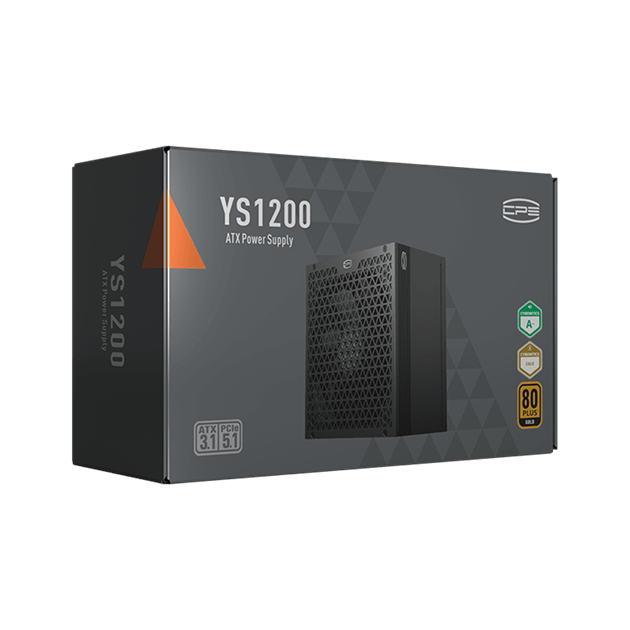 Блок питания PCCooler YS1200, 1200W, Full Modular, 80+ GOLD, Fan 135mm, P5-YS1200-G1F