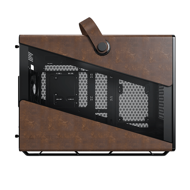 Корпус Montech Heritage PRO (B) Micro-ATX/Mini-ITX (Back-Connected MB) 2xUSB 1xType-C 1xAudio Черный