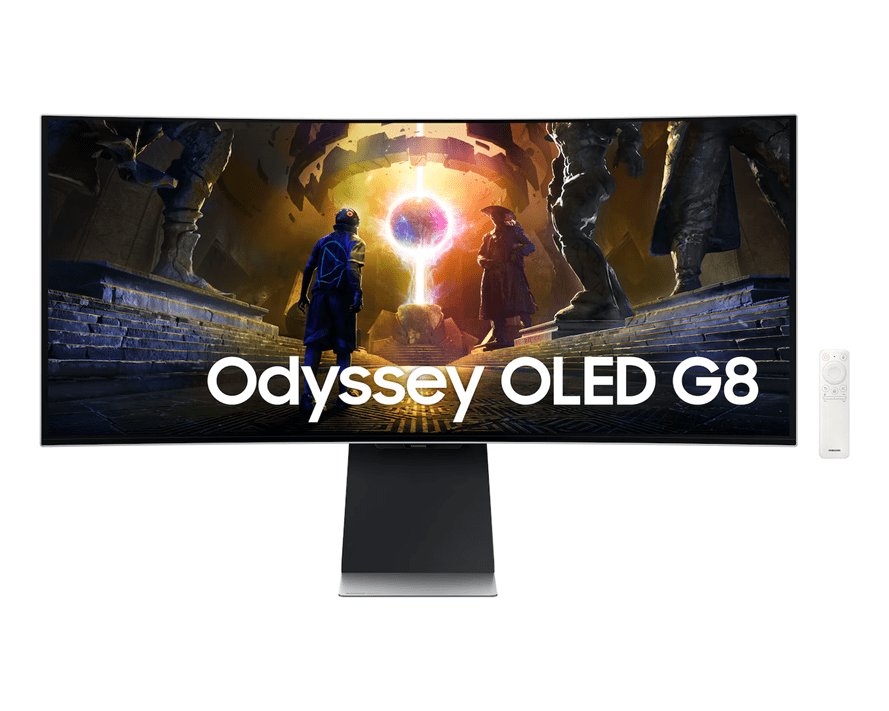 Монитор 34" SAMSUNG LS34DG852SIXCI OLED 3440x1440 175Hz 0.03мс 250кд/м2  Curved 2xDMI 1xDP 2xUSB3.0