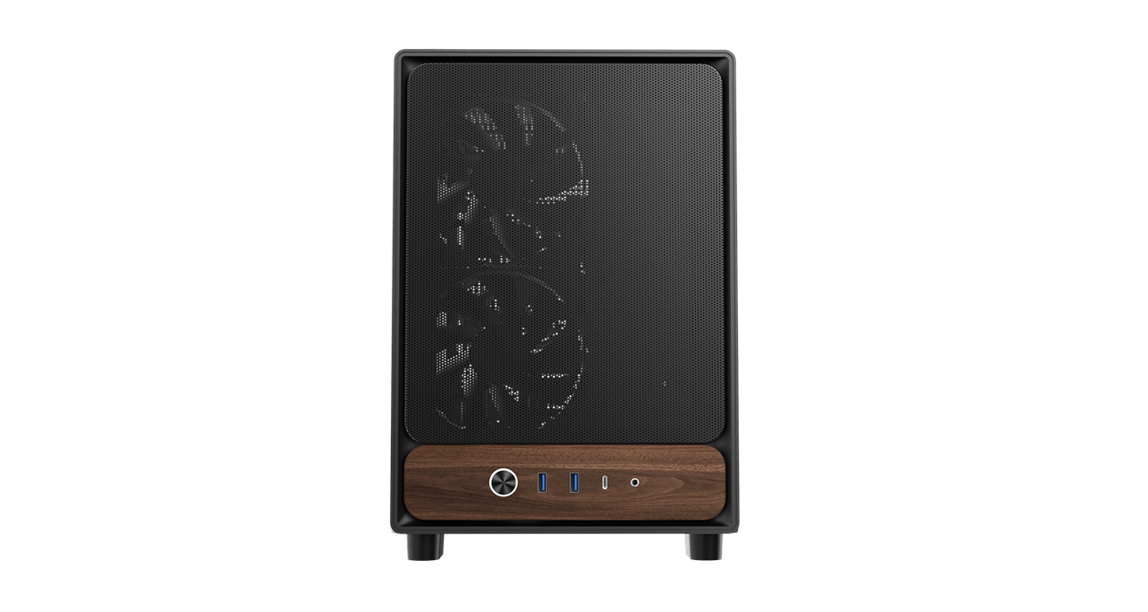 Корпус Ocypus Delta C40 BK Digital mATX/mini-ITX 2xUSB3.0 1xType-C Черный Delta-C40-BKG300XX-GL