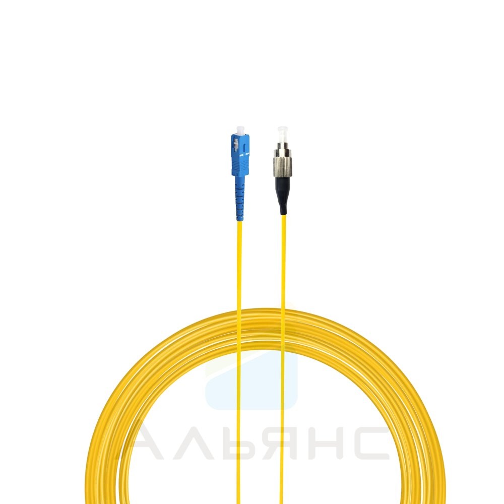 Патчкорд SC/UPC-FC/UPC  2мм SM 9/125 Simplex - 1 м
