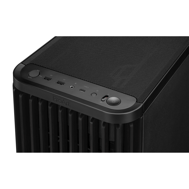 Корпус ASUS PROART PA401 WOOD TG PWM BLACK ATX 90DC00M0-B39000