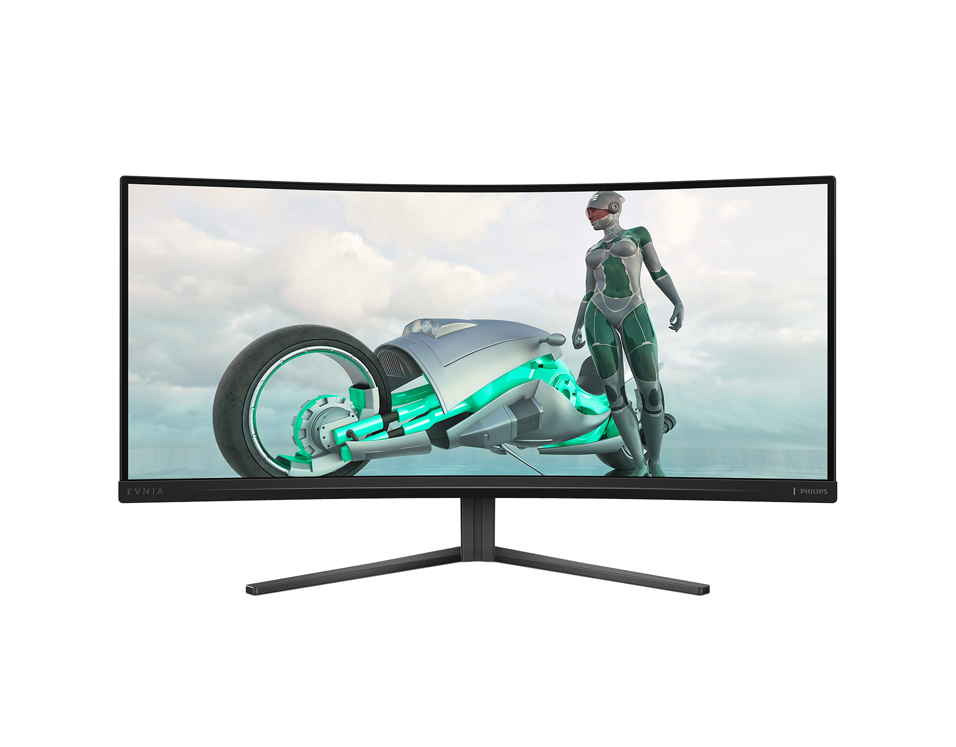 Монитор 34" PHILIPS 34M2C3500L/01 VA 3440x1440 180Hz R1500 300кд/м 0,5мс 4000:1 1DP 2HDMI
