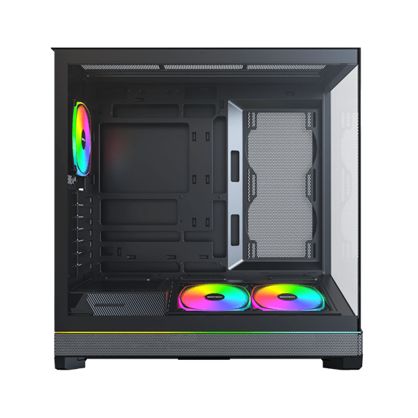 Корпус Montech SKY 3 (B) ATX/Micro-ATX/Mini-ITX (Back-Connected MB) 2xUSB3.0 1xType-C 1xAudio Черный