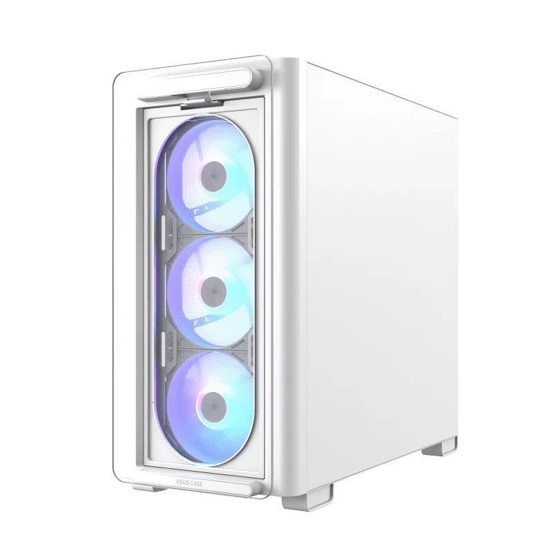 Корпус ASUS A23 PLUS TG ARGB WHITE mATX/mITX A23 PLUS TG/ARGB FANS/WHT//