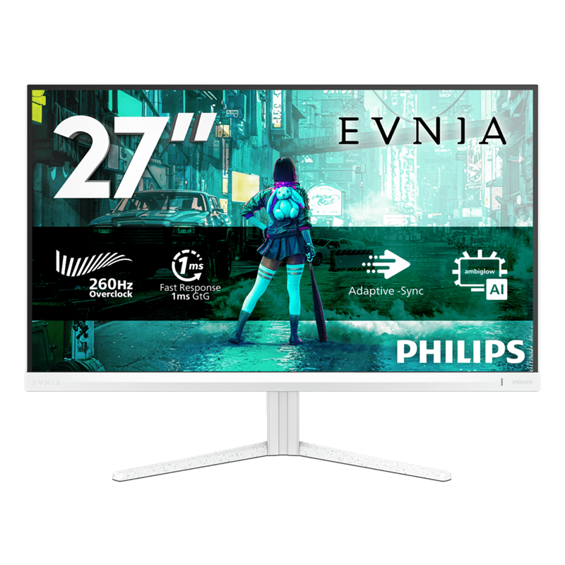 Монитор 27" PHILIPS 27M2N3201PL/01/00 Fast IPS 1920x1080 260Hz 1мс 300кд/м 1000:1 1xHDMI 1xDP Белый