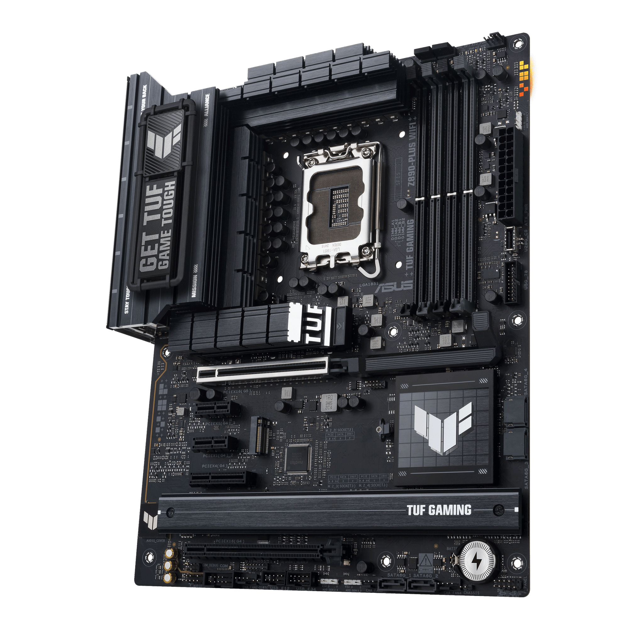 Материнская плата ASUS TUF GAMING Z890-PLUS WIF, LGA1851 Z890 4xDDR5 4xSATA3 4xM.2 HDMI DP USB-C ATX