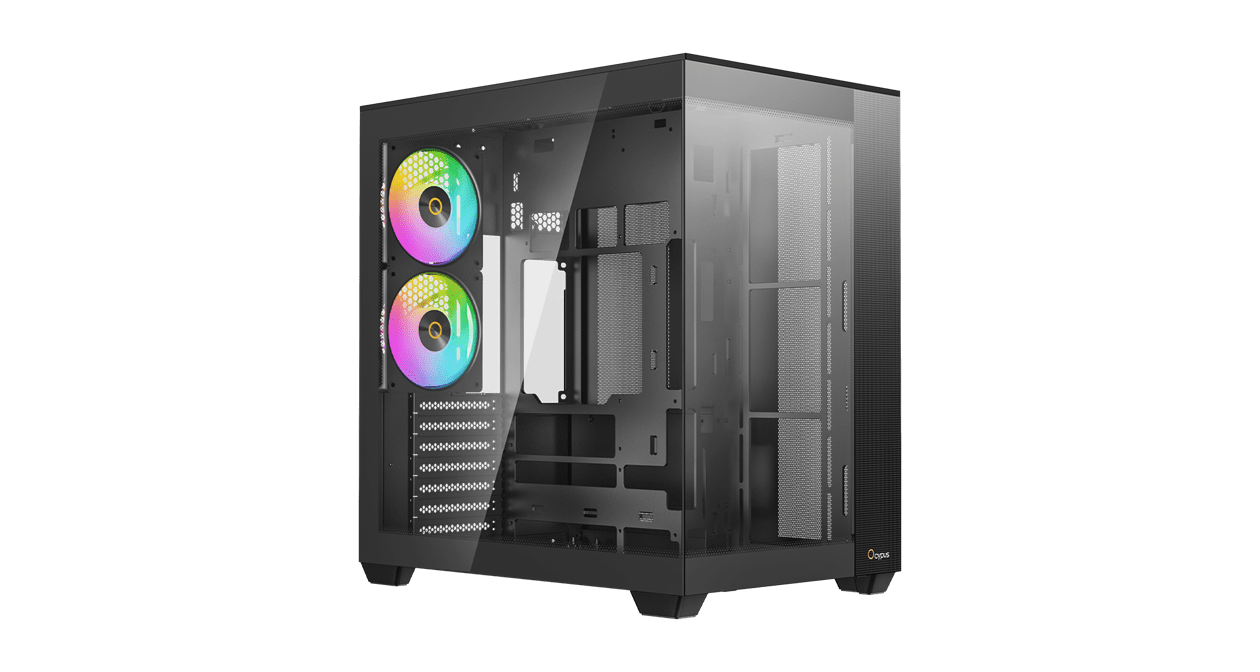 Корпус Ocypus Delta C74 BK ARGB ATX/MATX/ITX, USB3.0x2, Type C, Черный, Delta-C74-BKD200XX-GL