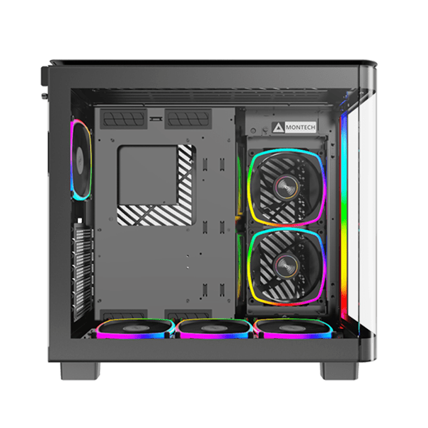 Корпус Montech KING 95 PRO (B) ATX/Micro-ATX/Mini-ITX 2xUSB3.0 1xType-C 1xAudio 1xMic Черный