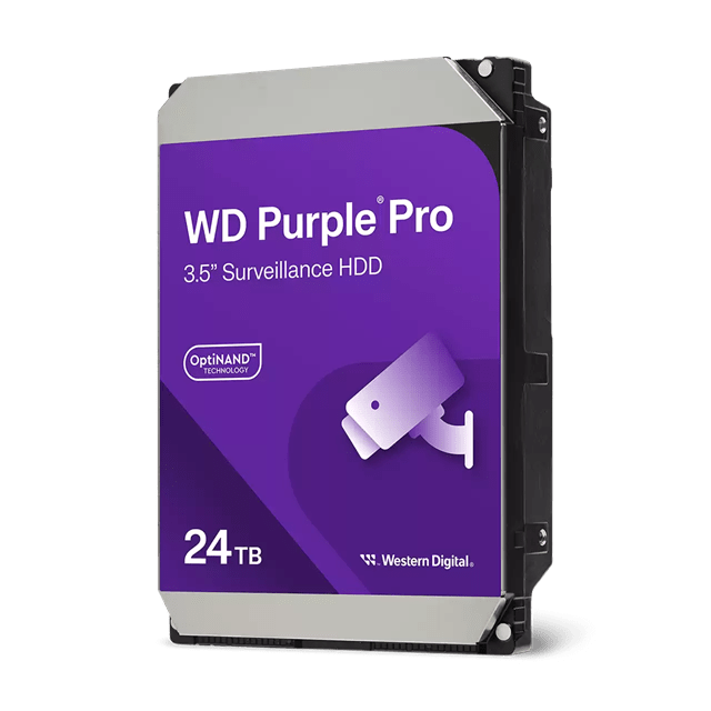 Жесткий диск для видеонаблюдения HDD 24Tb Western Digital Purple Pro SATA 512Mb 3,5" WD241PURP