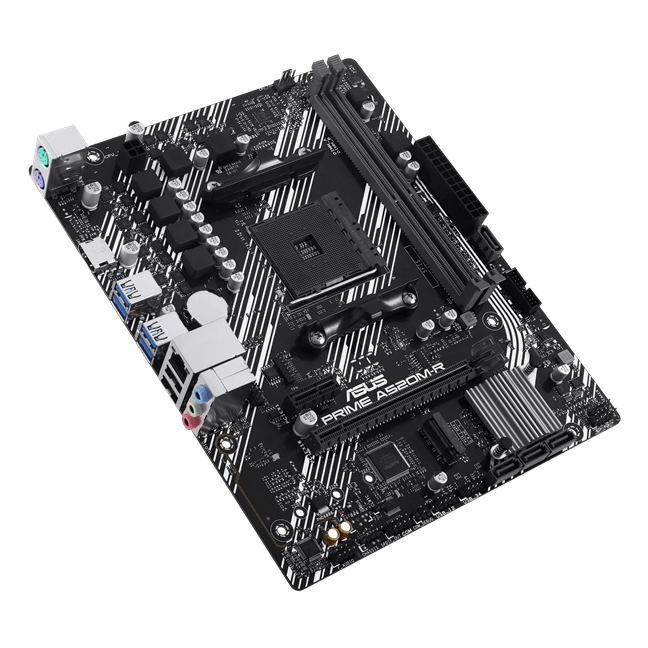 Материнская плата ASUS PRIME A520M-R AMD A520 AM4 2xDDR4 4xSATA3 RAID M.2 HDMI mATX