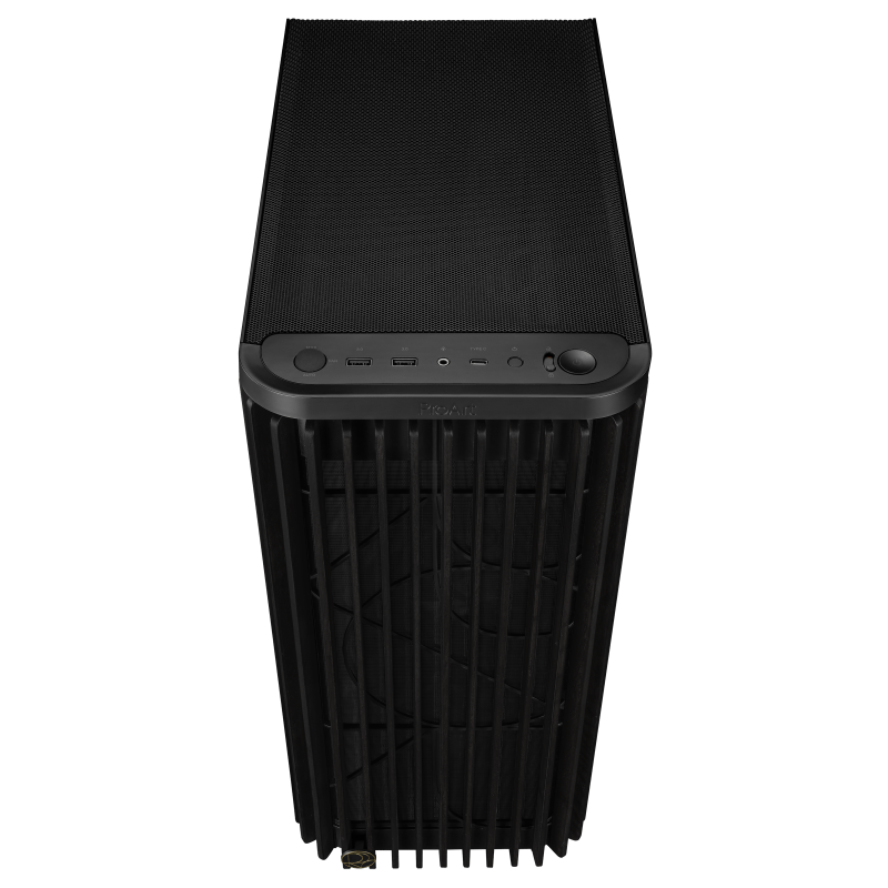 Корпус ASUS PROART PA401 WOOD TG PWM BLACK ATX 90DC00M0-B39000