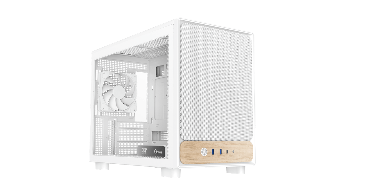 Корпус Ocypus Delta C40 WH Digital mATX/mini-ITX 2xUSB3.0 1xType-C Белый Delta-C40-WHG300XX-GL