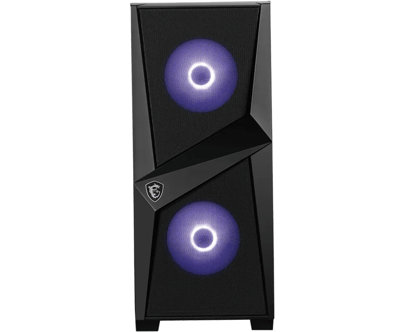 Компьютерный корпус MSI MAG FORGE 100M ATX/mATX/Mini-ITX 2x3.5", 3x2.5", 2xUSB 3.2 Gen1, Audio, Mic