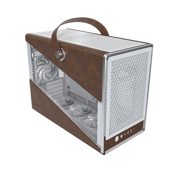 Корпус Montech Heritage PRO (W) Micro-ATX/Mini-ITX (Back-Connected MB) 2xUSB 1xType-C 1xAudio Белый