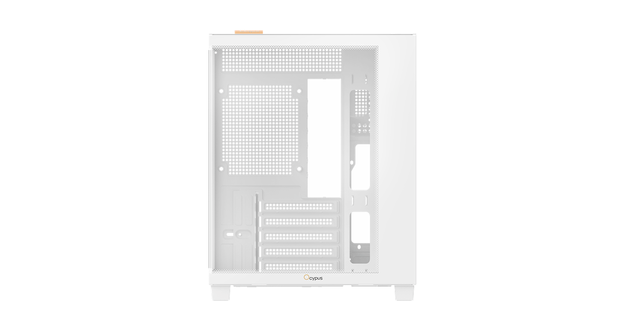 Корпус Ocypus Gamma C54 WH mATX/mini-ITX 2xUSB3.0 1xType-C 1xAudio Белый Gamma-C54-WHD000XX-GL