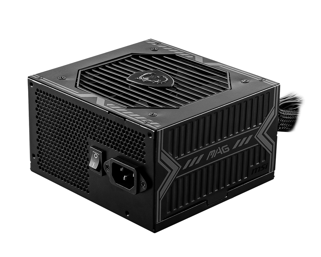 Блок питания MSI  650W, MAG A650BN, Non Modular, ATX, 80+ BRONZE, КПД >85%, Fan 120mm, Черный