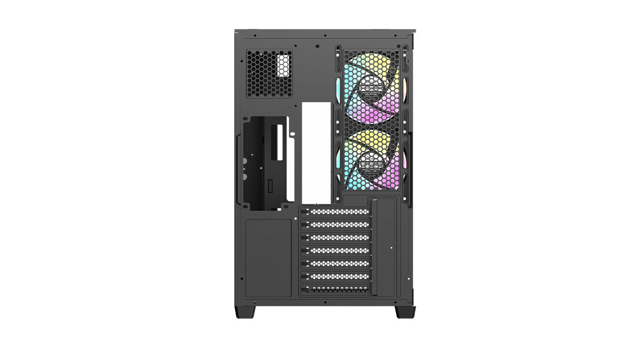 Корпус Ocypus Delta C74 BK ARGB ATX/MATX/ITX, USB3.0x2, Type C, Черный, Delta-C74-BKD200XX-GL