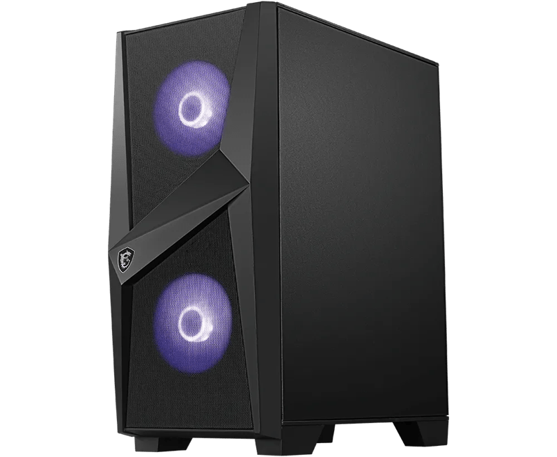 Компьютерный корпус MSI MAG FORGE 100M ATX/mATX/Mini-ITX 2x3.5", 3x2.5", 2xUSB 3.2 Gen1, Audio, Mic