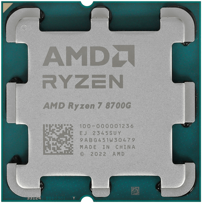 Процессор AMD Ryzen 7 8700G 4,2Гц (5,1ГГц Turbo) AM5 8/16/ L2 8Mb L3 16Mb 65W 100-000001236
