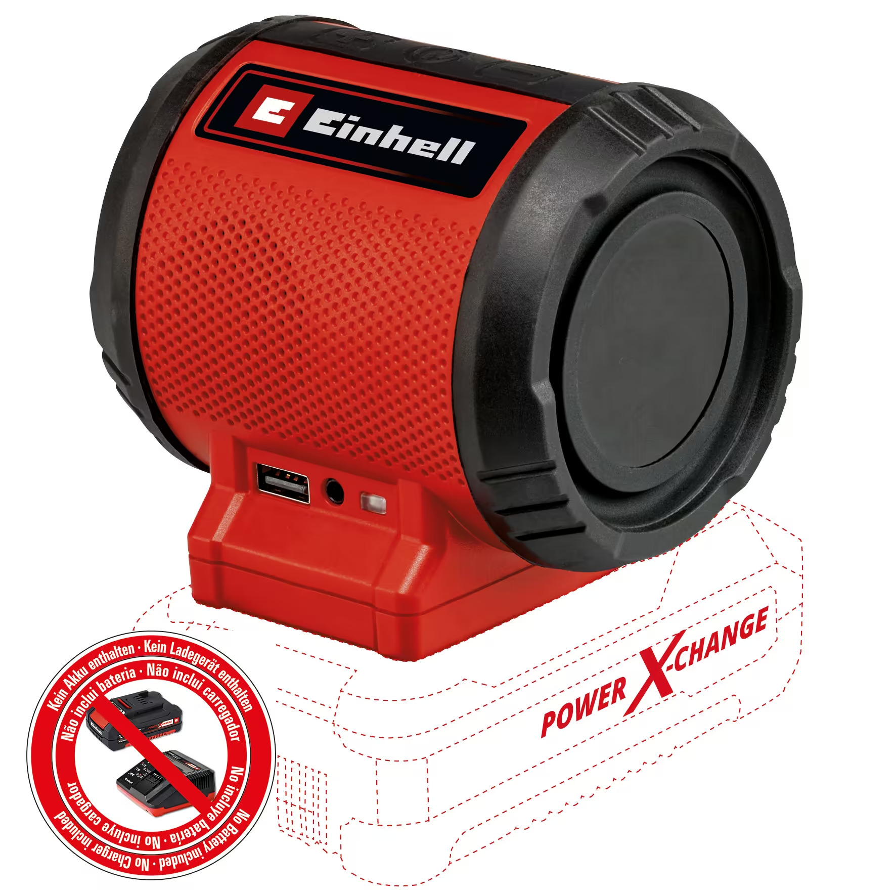 Аккум. Колонка Einhell TC-SR 18 Li BT - Solo (4514150)