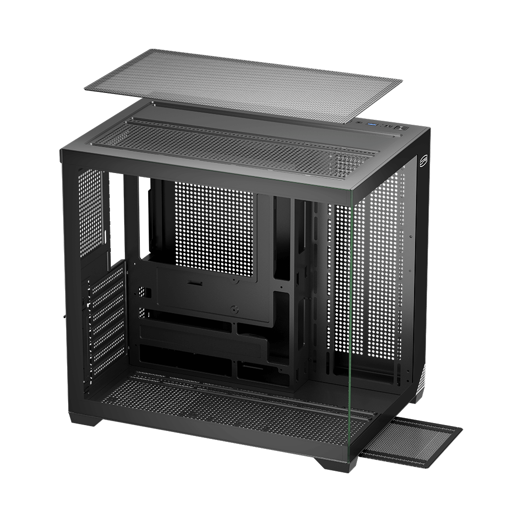 Корпус PCCooler C3T700 BK ATX/mATX/ITX USB-C USB3.0 USB2.0 Black