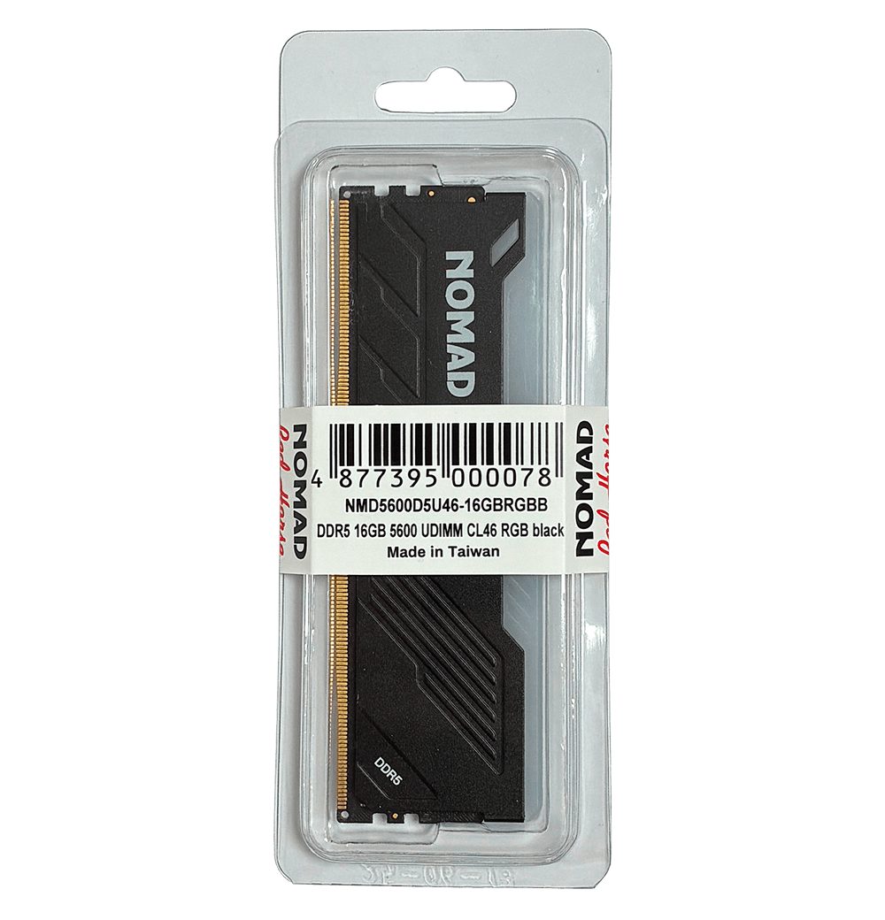 Оперативная память 16GB DDR5 5600MHz NOMAD UDIMM CL46 RGB NMD5600D5U46-16GBRGBB Black