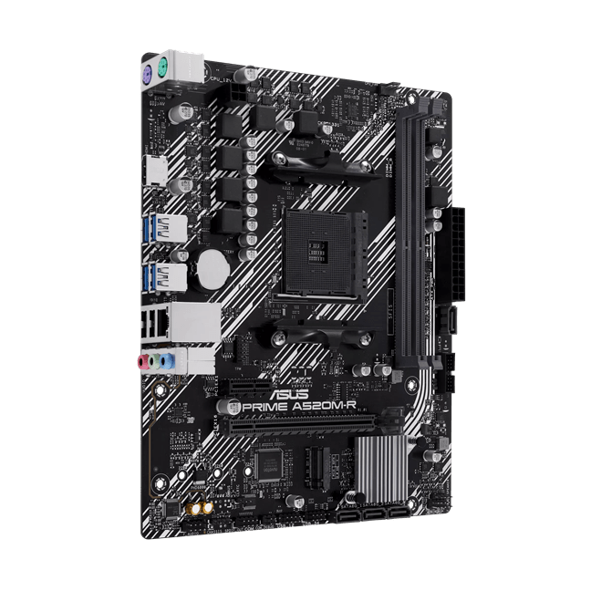 Материнская плата ASUS PRIME A520M-R AMD A520 AM4 2xDDR4 4xSATA3 RAID M.2 HDMI mATX