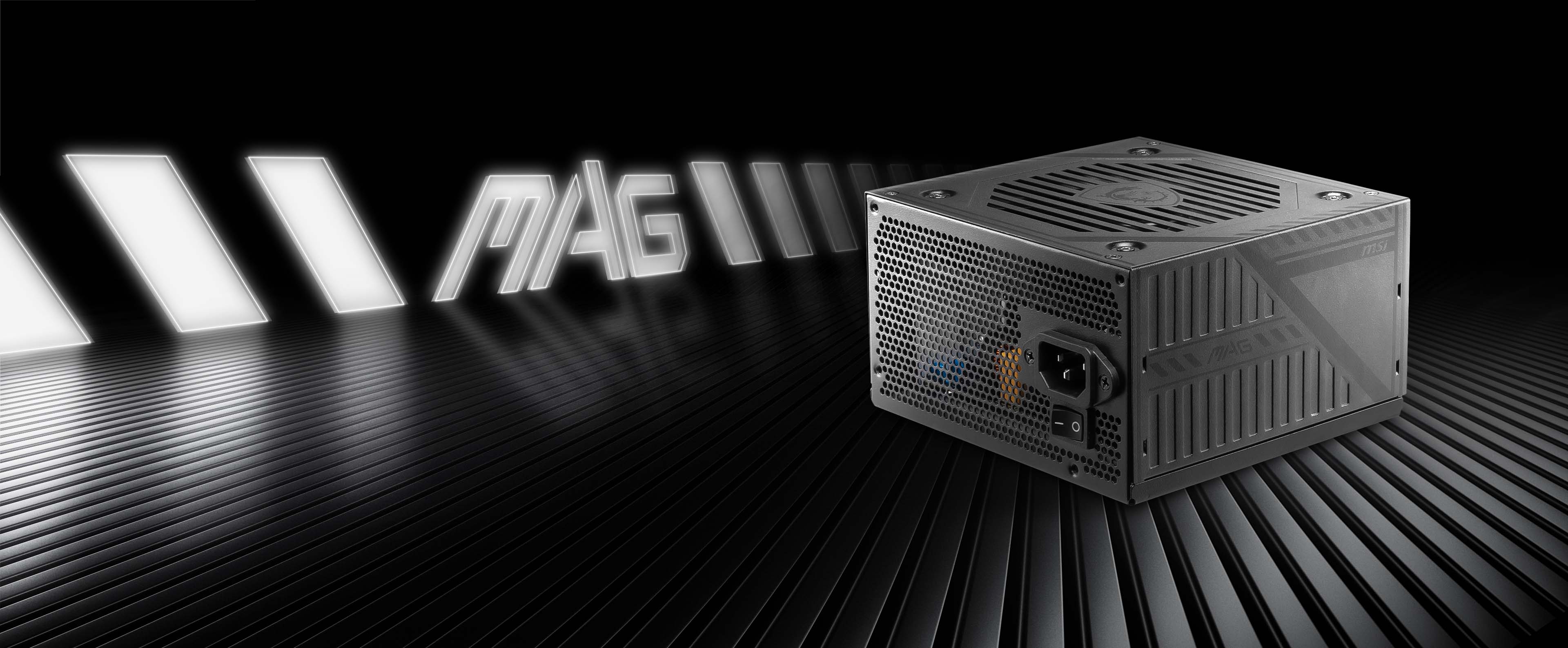Блок питания MSI MAG A600DN, 600W, Active PFC, White (Up to 80%) MAG A600DN