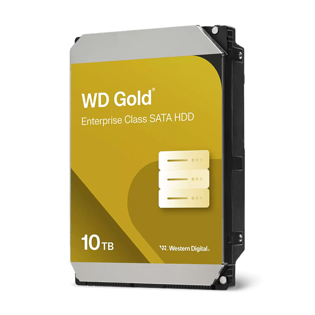 Жесткий диск повышенной надежности HDD 10Tb Western Digital Gold SATA 512Mb 3,5" 7200 WD103KRYZ