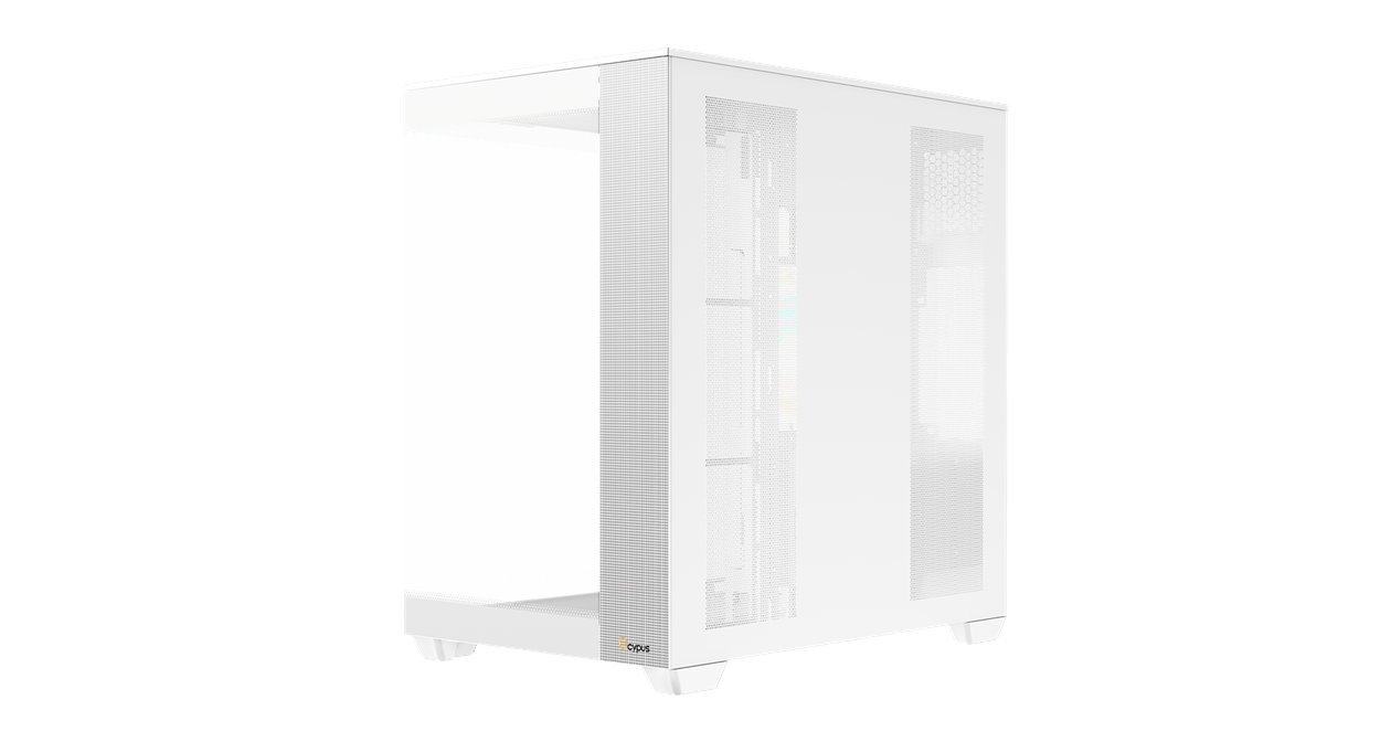 Корпус Ocypus Delta C74 WH ARGB ATX/MATX/ITX, USB3.0x2, Type C, Белый, Delta-C74-WHD200XX-GL
