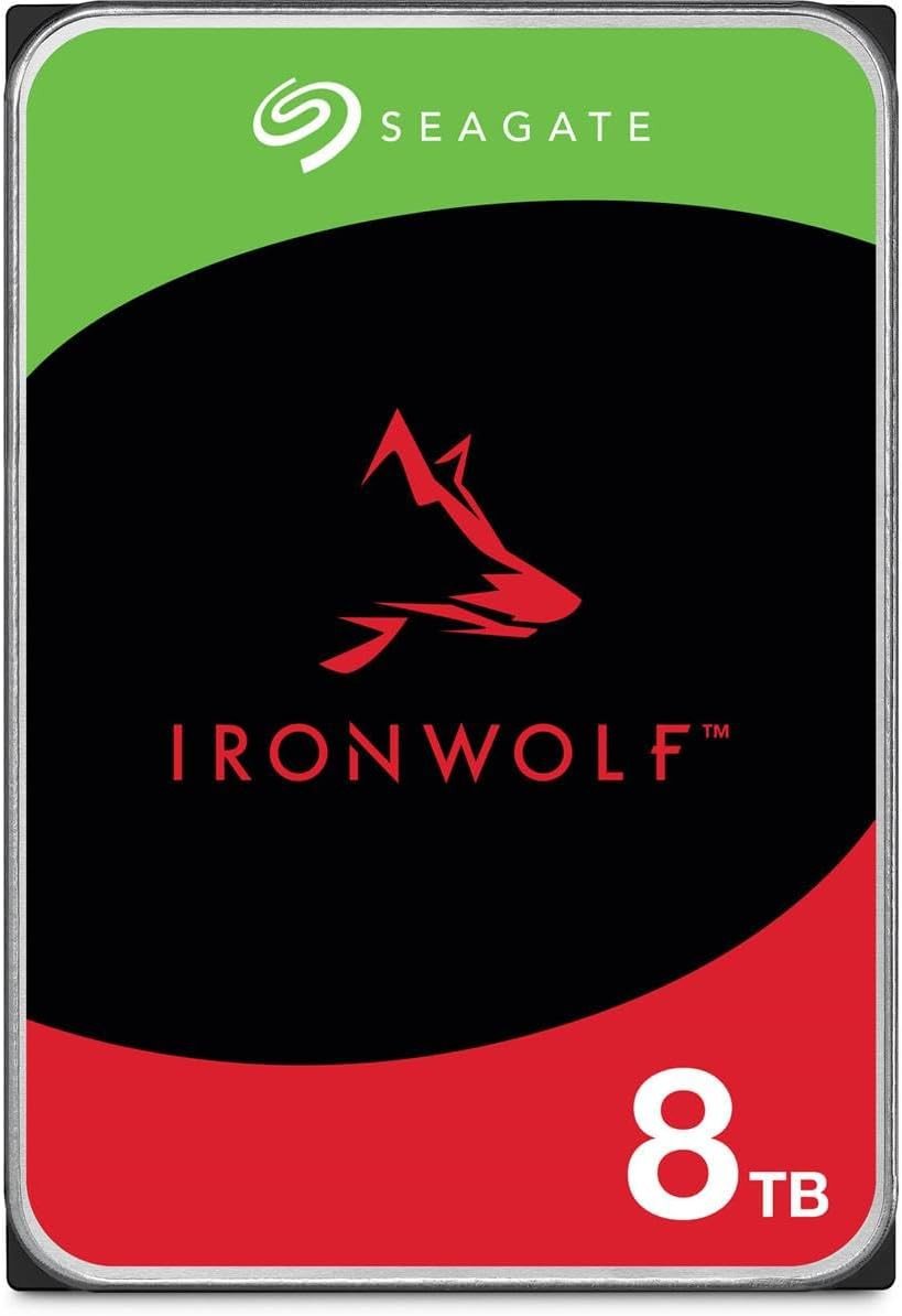 Жесткий диск для NAS систем  8Tb HDD Seagate IronWolf SATA 6Gb/s 5400rpm 3.5" 256Mb ST8000VN002