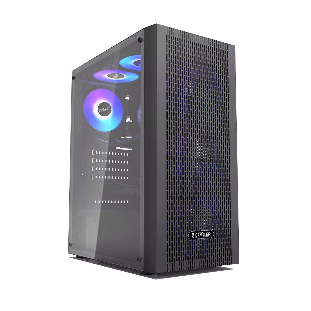 Корпус PCCooler MA100 MESH BK ATX/M-ATX/ITX USB3.0, 2xUSB2.0 Black