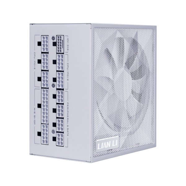 Блок питания Lian Li 1000W, SX1000P, Full Modular, 80+ PLATINUM, КПД 94%, Белый, G9P.SX1000P.W000.EU