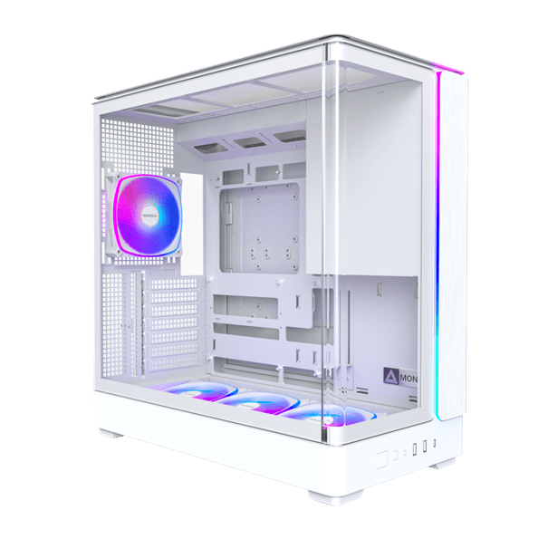 Корпус Montech KING 45 PRO (W) ATX/Micro-ATX/Mini-ITX 2xUSB3.0 1xType-C 1xAudio Белый