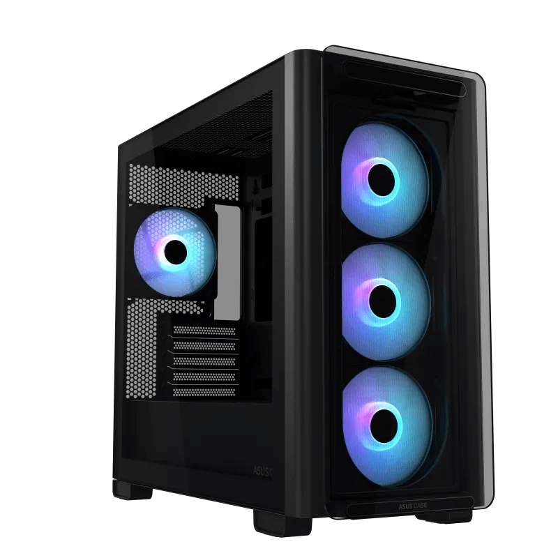 Корпус ASUS A23 PLUS TG ARGB BLACK mATX/mITX/ A23 PLUS TG/ARGB FANS