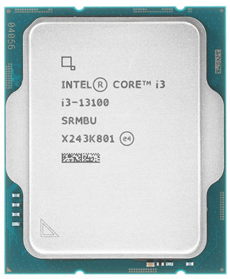 Процессор Intel Core i3-13100 3.3/4.5GHz (4.5GHz) 4/8 Raptor Lake Intel® 730 60W FCLGA1700 OEM