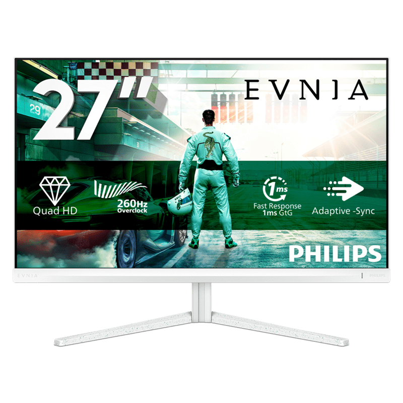 Монитор 27" PHILIPS 27M2N3501PA/01 IPS 2560x1440 260Hz 1мс 300кд/м 1000:1 2xHDMI DP 2x2W Белый