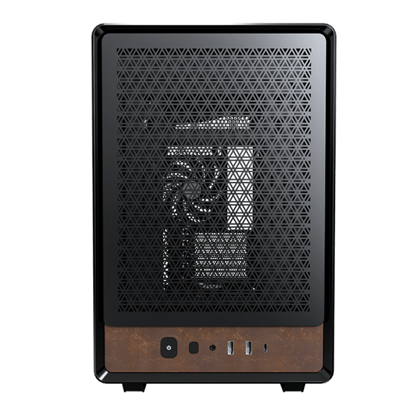 Корпус Montech Heritage PRO (B) Micro-ATX/Mini-ITX (Back-Connected MB) 2xUSB 1xType-C 1xAudio Черный