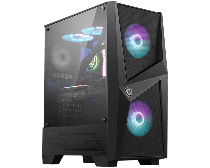 Компьютерный корпус MSI MAG FORGE 100R ATX/mATX/Mini-ITX 2x3.5", 3x2.5", 2xUSB 3.2 Gen1, Audio, Mic