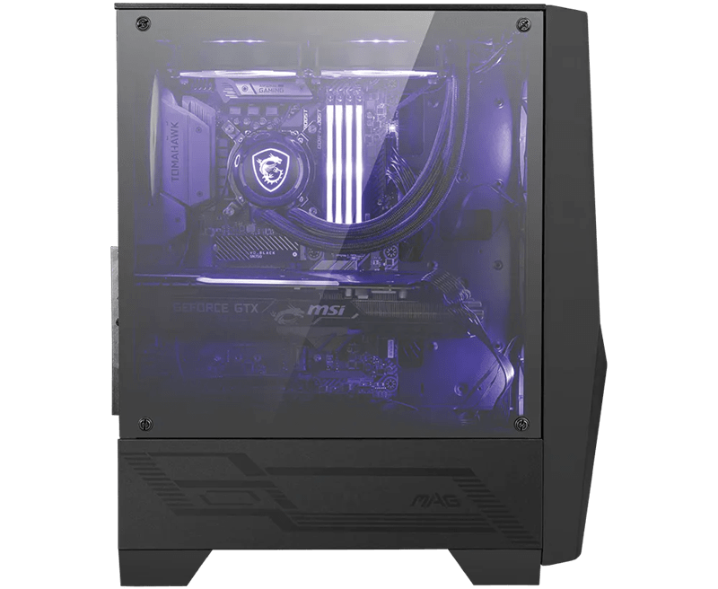 Компьютерный корпус MSI MAG FORGE 100M ATX/mATX/Mini-ITX 2x3.5", 3x2.5", 2xUSB 3.2 Gen1, Audio, Mic