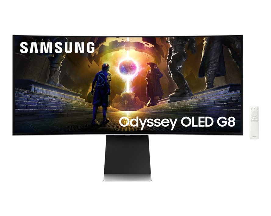 Монитор 34" SAMSUNG LS34DG852SIXCI OLED 3440x1440 175Hz 0.03мс 250кд/м2  Curved 2xDMI 1xDP 2xUSB3.0