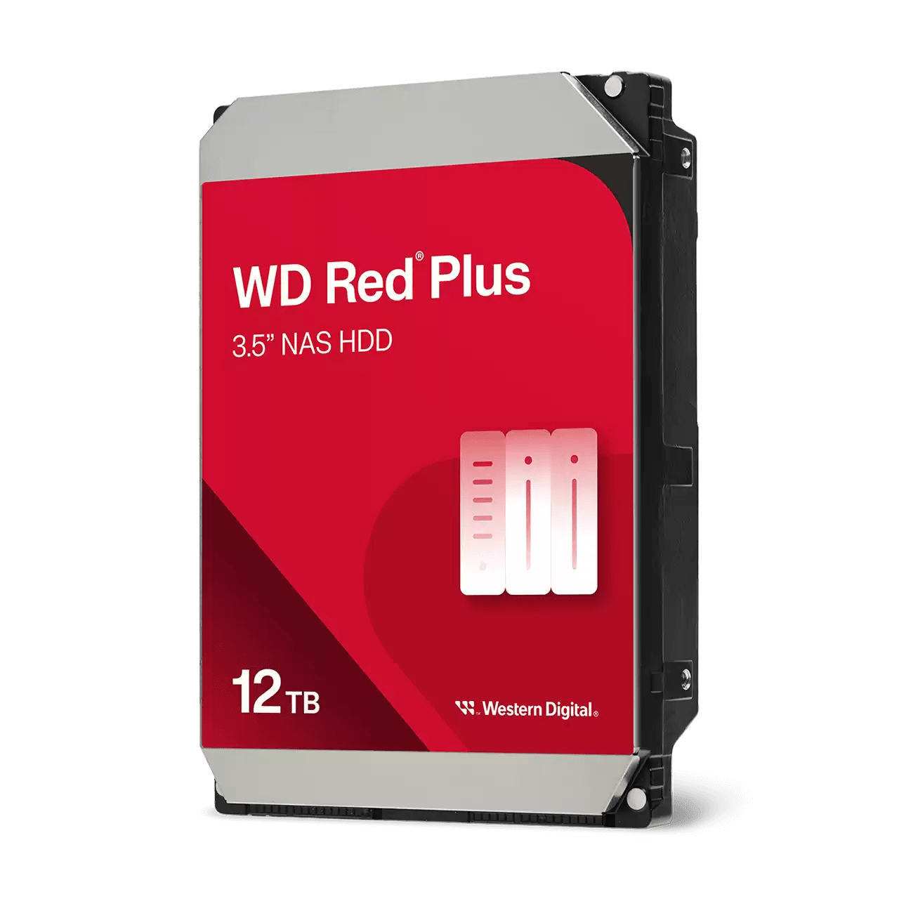 Жесткий диск для NAS систем HDD 12Tb Western Digital RED Plus SATA 3.5" 512Mb 7200rpm WD120EFGX