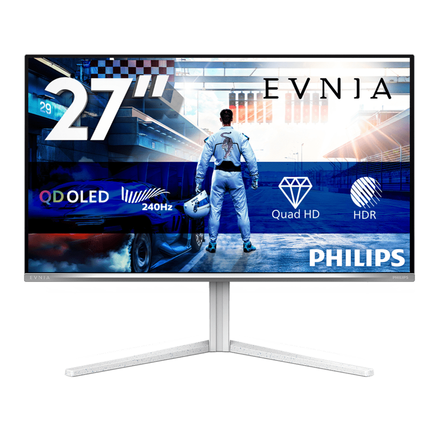 Монитор 27" PHILIPS 27M2N6501L/00/01 QD-OLED 2560x1440 240Hz 0,03мс 400кд/м 1,5M:1 2xHDMI 1xDP Белый