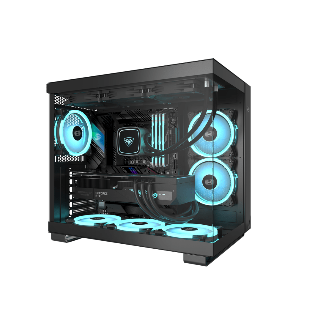 Корпус PCCooler C3T500 ARGB BK ATX/MATX/ITX USB3.1 Gen 2 Type-C USB3.0 USB2.0 Black