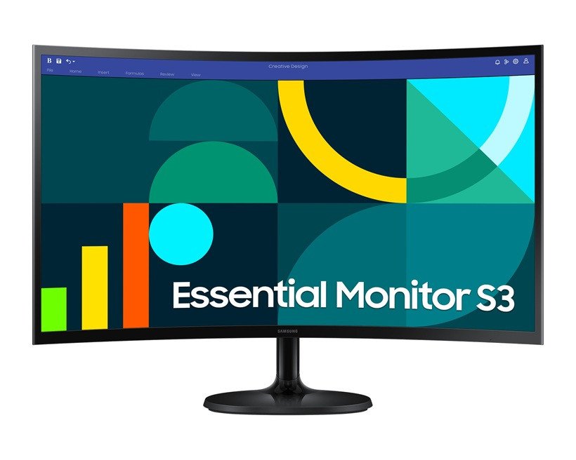 Монитор 27" SAMSUNG LS27D364GAIXCI VA R1800 1920x1080 100Hz 4мс 250кд/м2 3000:1 1xHDMI 1xDSub Черный