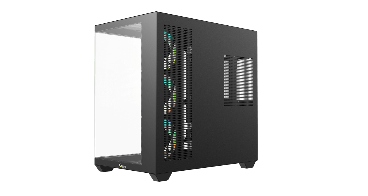 Корпус Ocypus Gamma C74 BK ARGB ATX/mATX/mini-ITX 2xUSB3.0 1xType-C Черный Gamma-C74-BKD400XX-GL