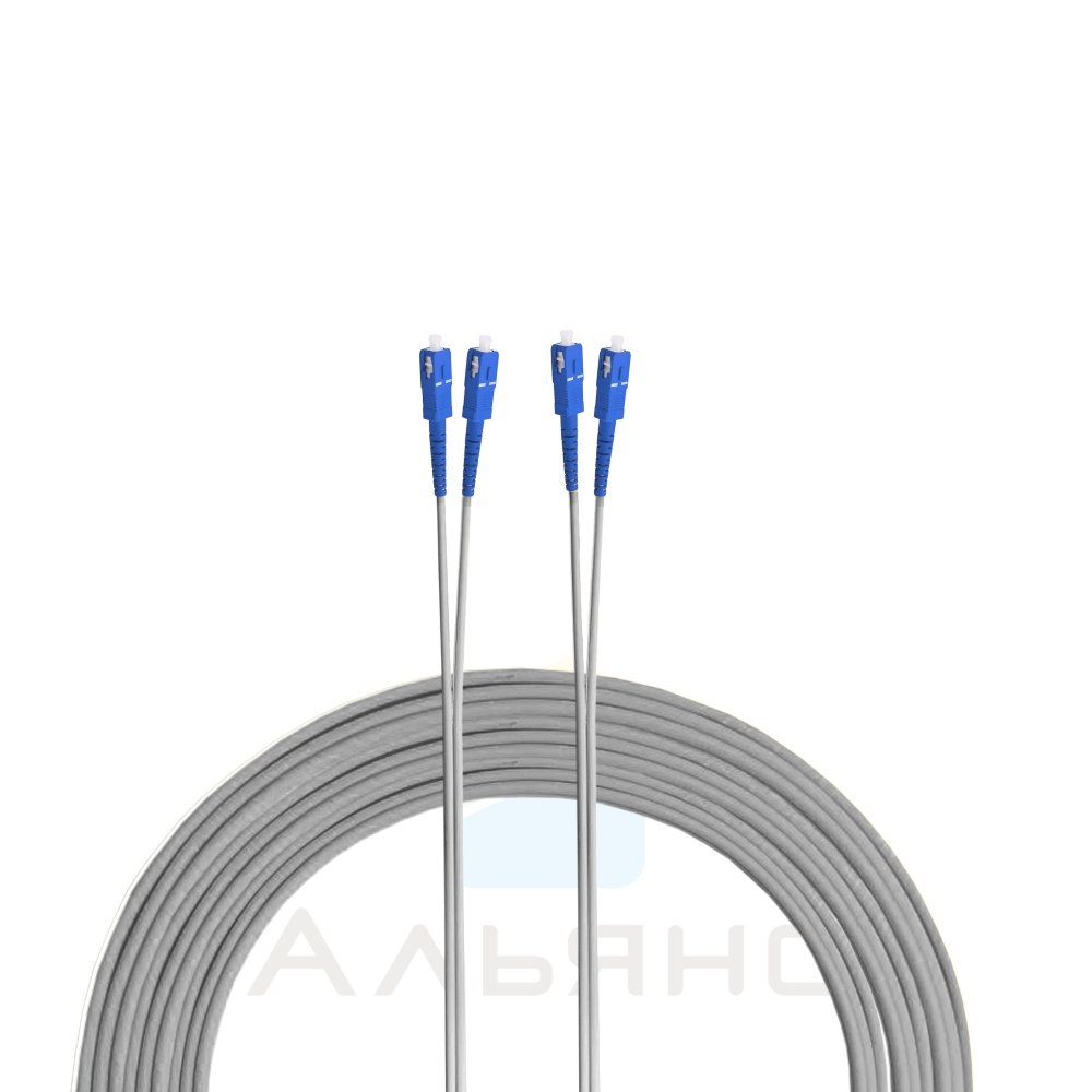 Патчкорд LC/UPC-LC/UPC   2мм MM 62,5/125 OM1 Duplex - 5 м