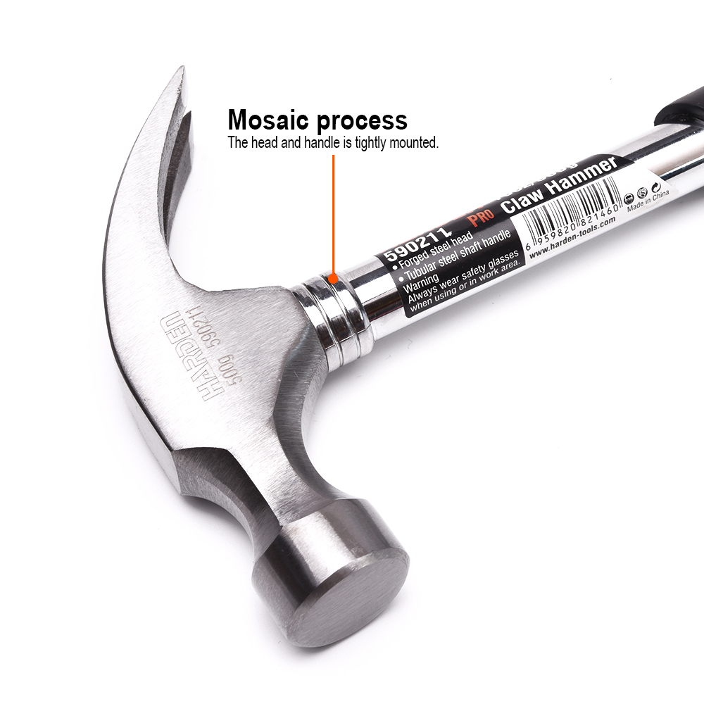 Молоток-гвоздодер 275мм, 250гр.  Арт.590210